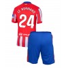 Atletico Madrid Robin Le Normand #24 Hjemmedraktsett Barn 2024-25 Kortermet (+ korte bukser)